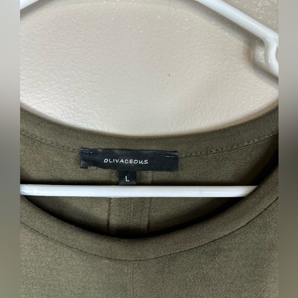 Olivaceous large green 90 % polyester 10% spandex  very soft  great condition - Picture 5 of 7